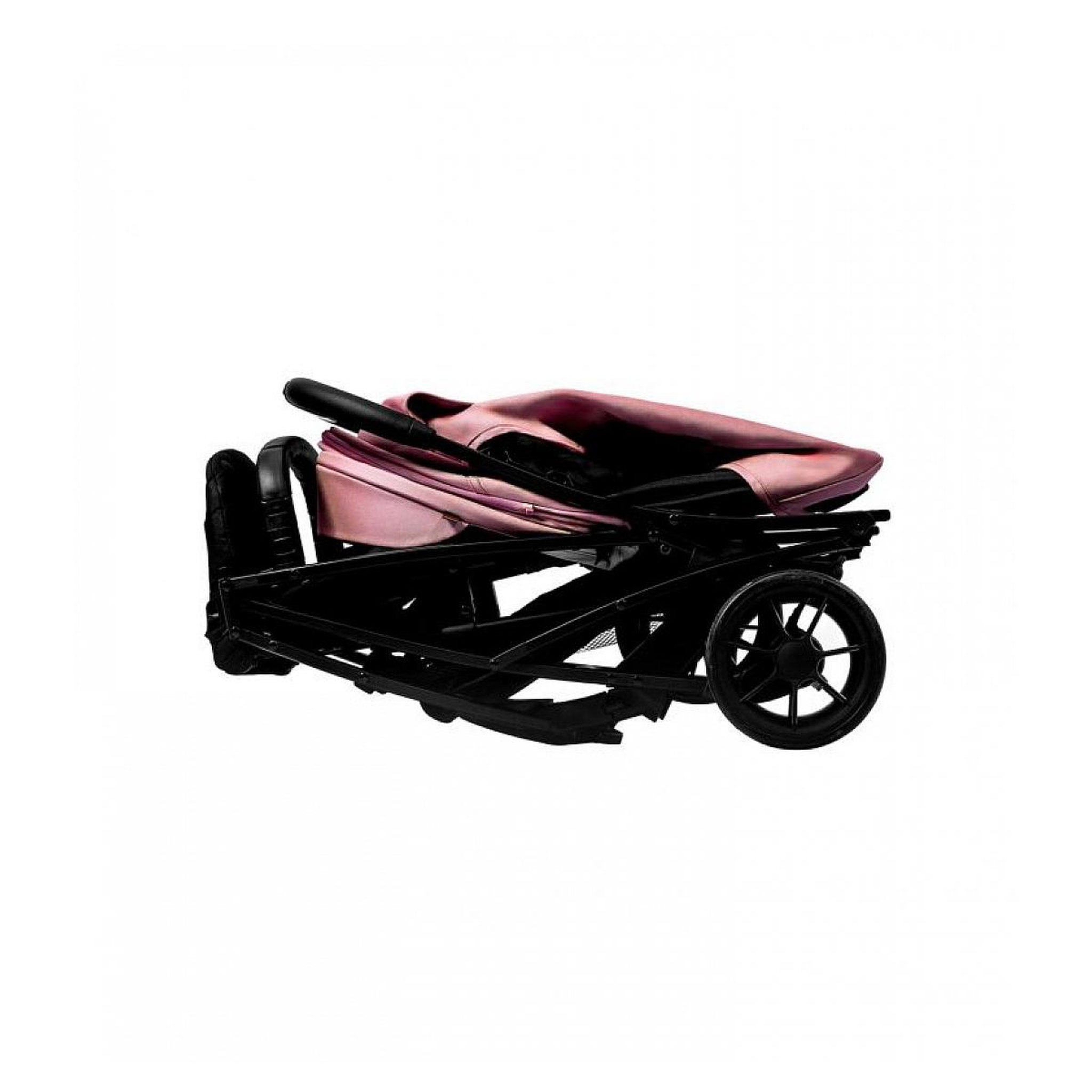 Voir la diapositive 3 : Asalvo Poussette Coton Rose Confortable et Pratique
