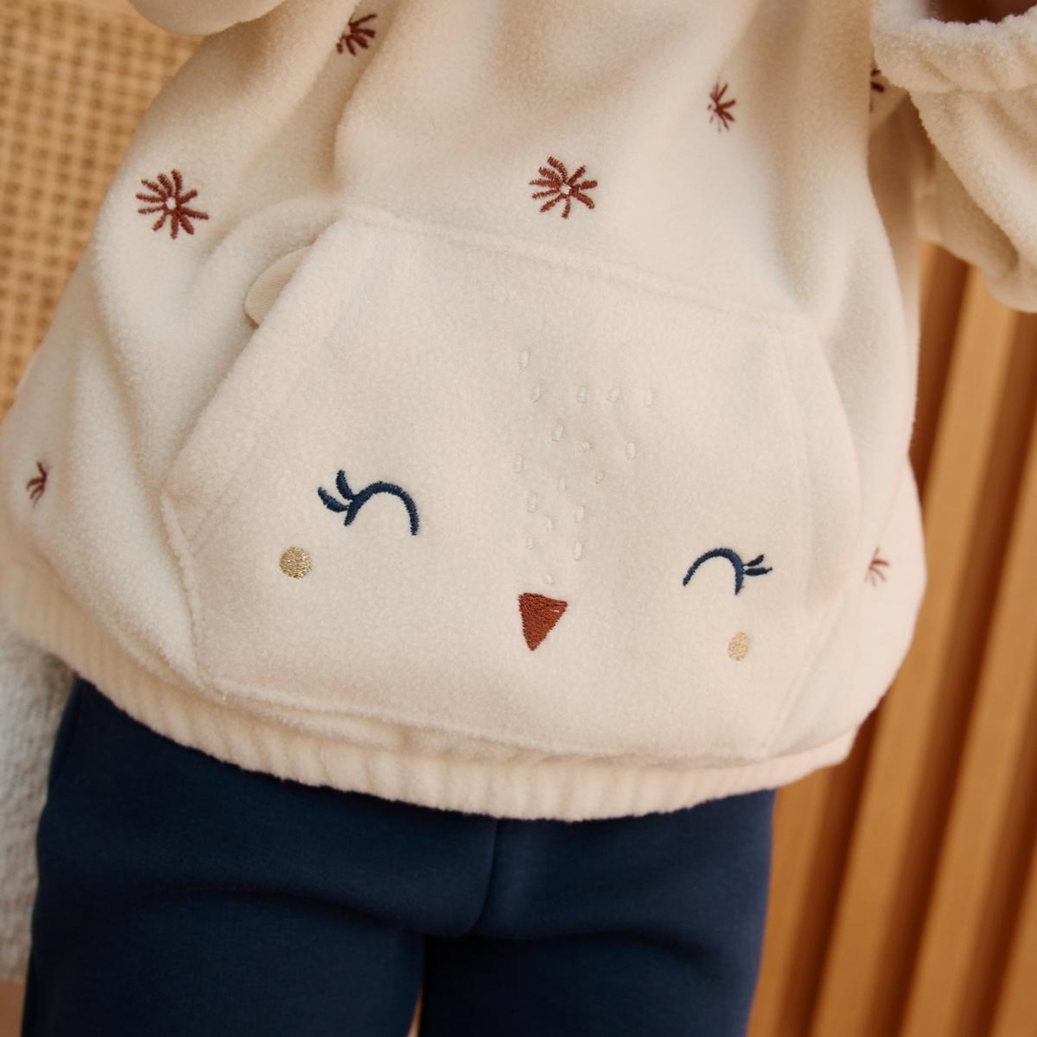 Voir la diapositive 6 : PETIT BEGUIN Ensemble bébé sweat en polaire et legging ultra chaud ollie