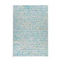 Voir la diapositive 1 : Paris Prix Tapis en Cuir Fait Main  Finish  Turquoise & Or