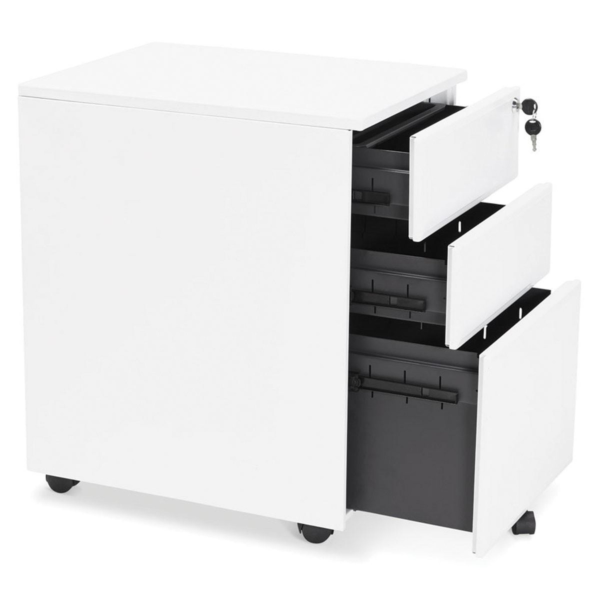 Voir la diapositive 6 : Paris Prix Caisson de bureau  jefferson  61cm blanc