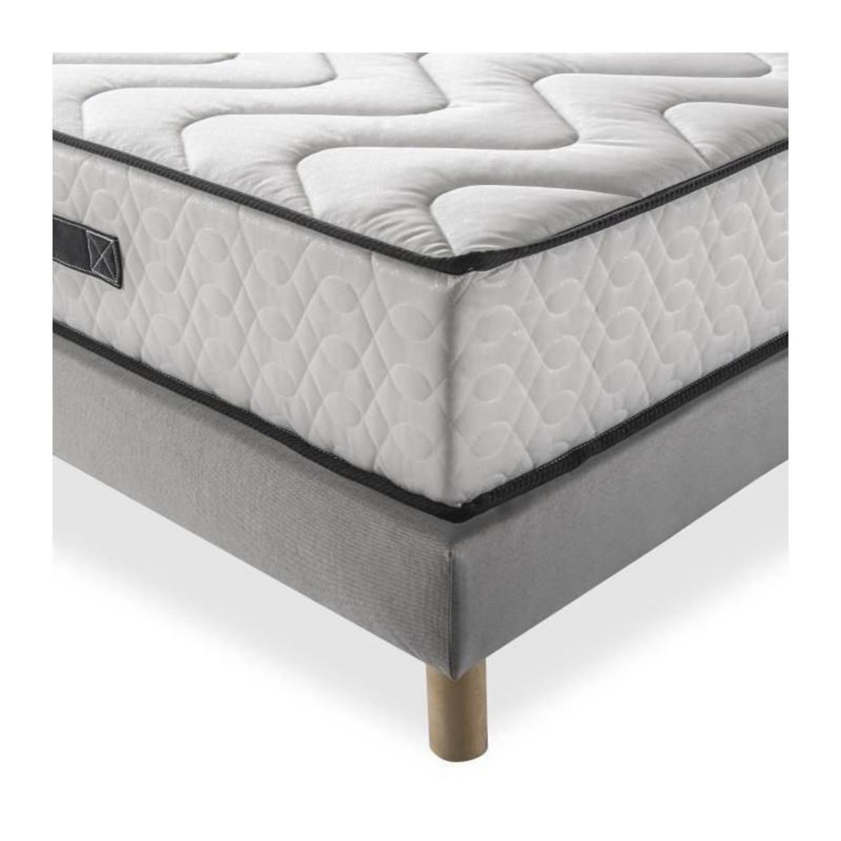 DEKO DREAM HOTEL SEASONS Ensemble matelas + sommier 140x190 cm - Mousse - 25 cm - 5 zones - DEKO DREAM