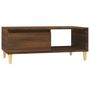 Voir la diapositive 2 : VIDAXL Table basse Chene marron 90x50x36,5 cm Bois d'ingenierie