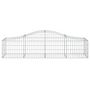 Voir la diapositive 4 : VIDAXL Paniers a gabions arques 20 pcs 200x50x40/60 cm fer galvanise