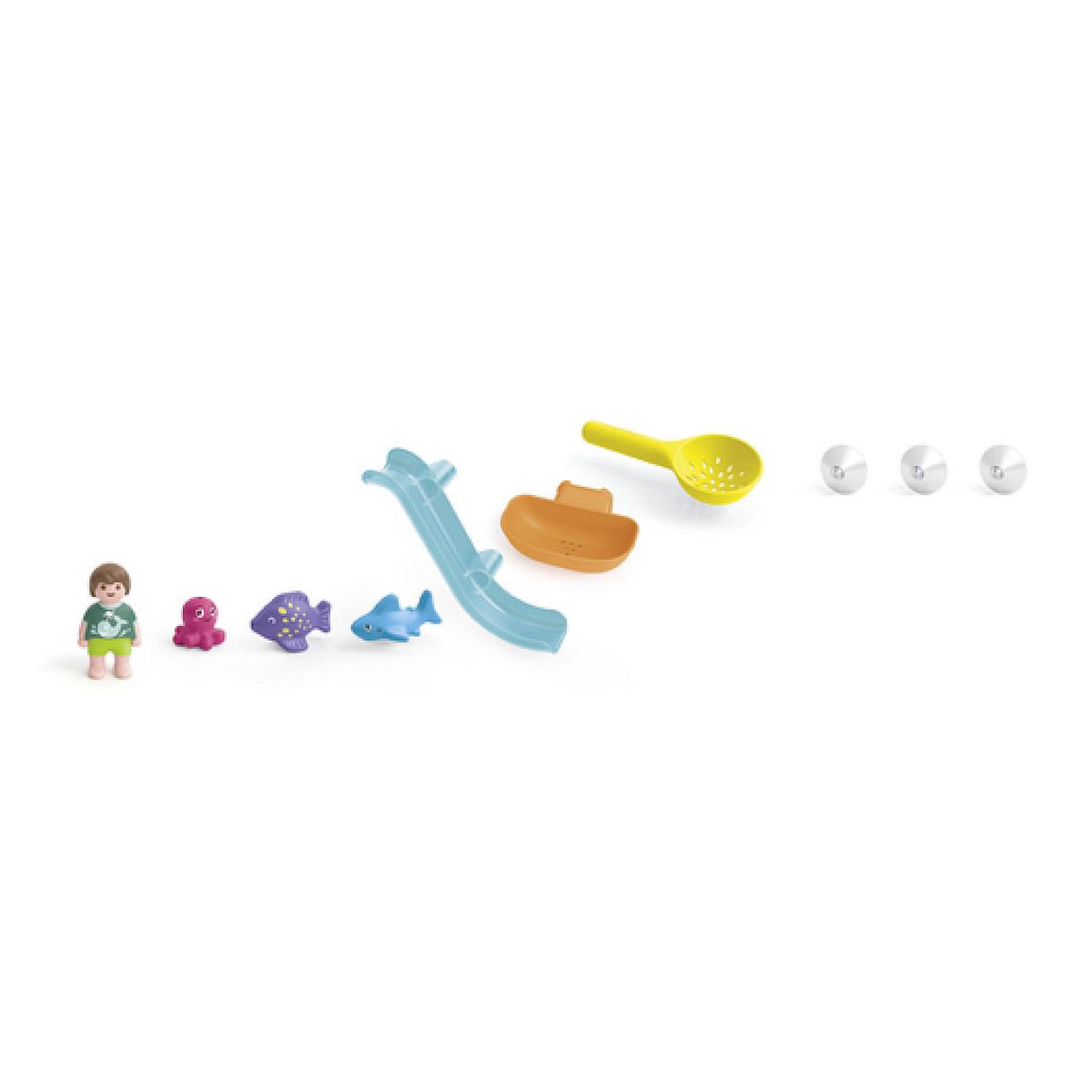 Voir la diapositive 3 : PLAYMOBIL 71689 -  Toboggan aquatique et animaux marins