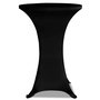 Voir la diapositive 3 : VIDAXL Housse de table Ø 70 cm Noir extensible 2 pcs