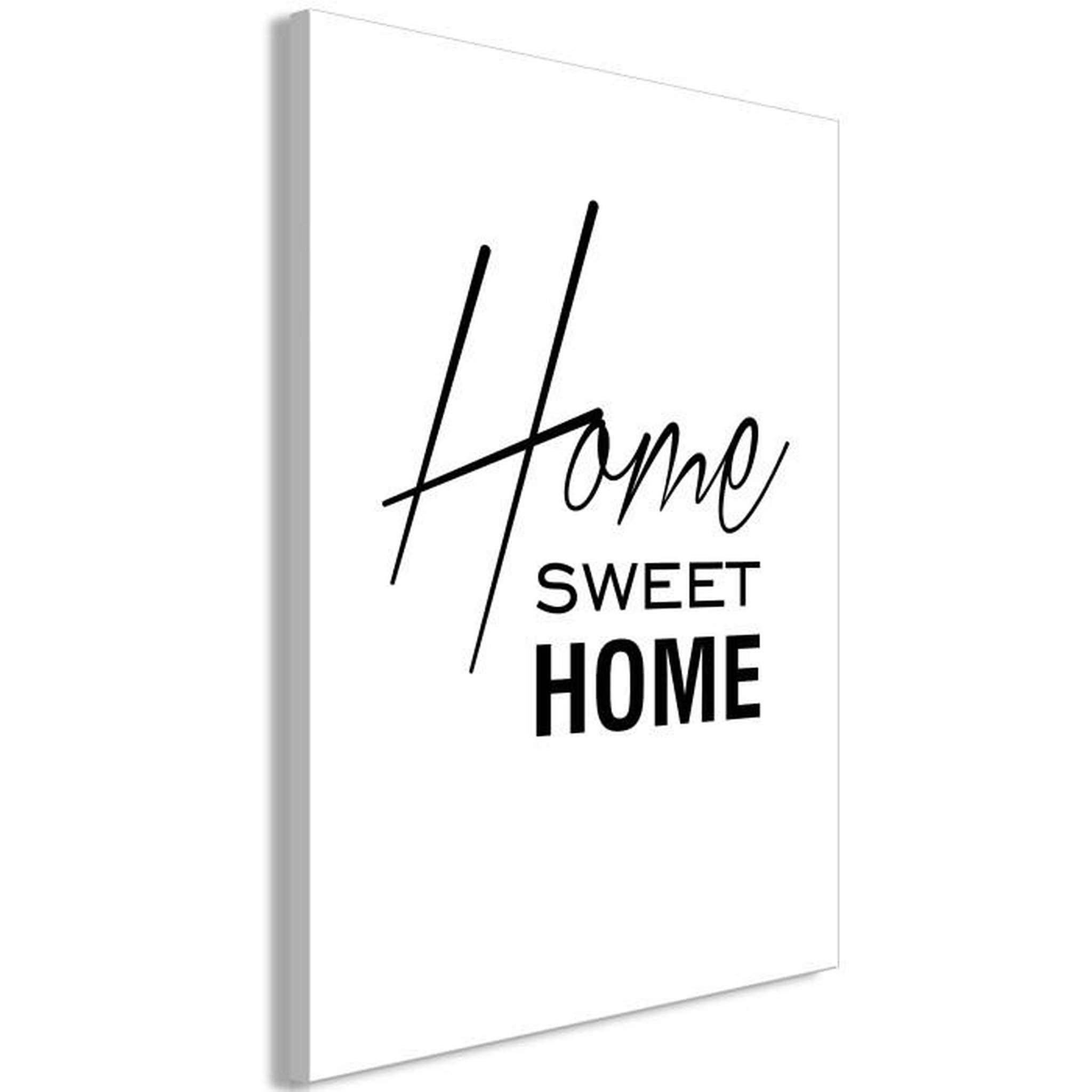 Paris Prix Tableau Imprimé  Black & White : Home Sweet Home. Coloris disponibles : Multicolore