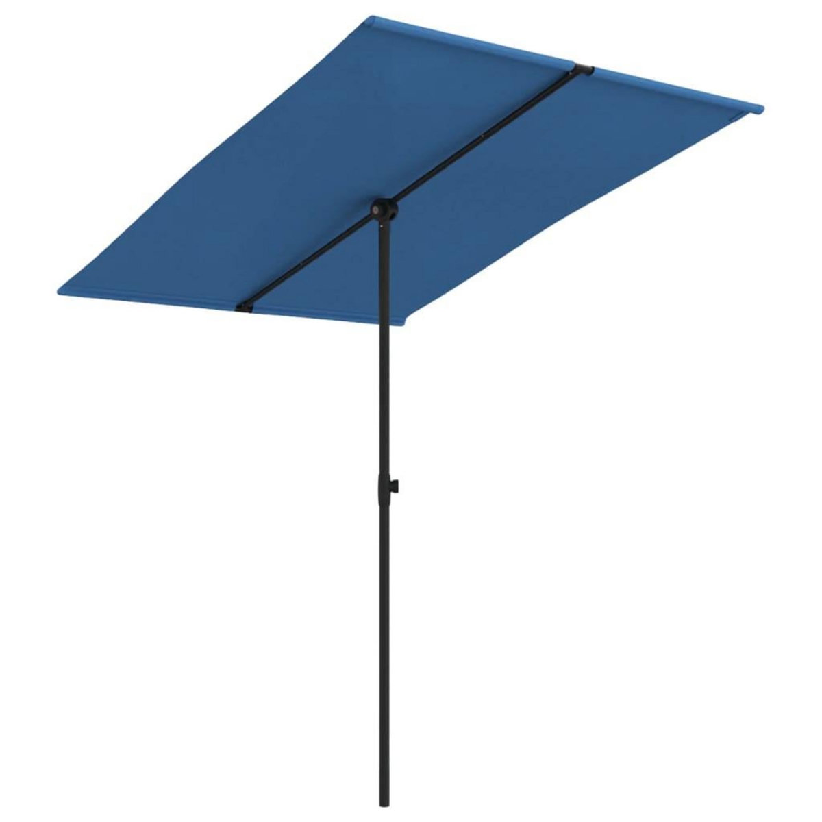 VIDAXL Parasol de jardin avec mat en aluminium 2x1,5 m Bleu azure