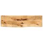 Voir la diapositive 1 : VIDAXL Dessus de table 110x20x2,5cm bord vif bois massif manguier brut