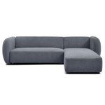 Paris Prix Canapé d'Angle Réversible Bouclette  Jerry  287cm Gris