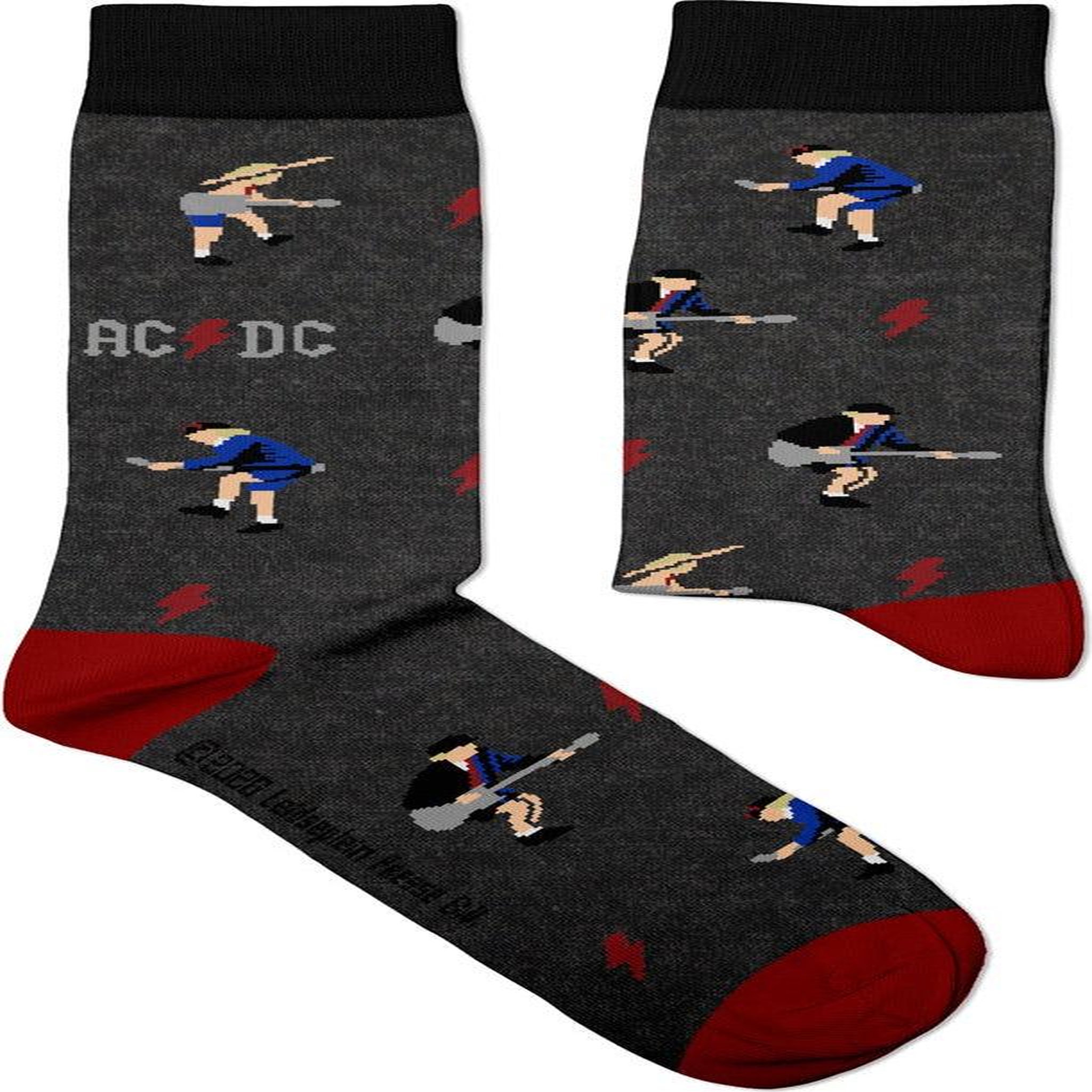 Voir la diapositive 6 : SOCK AFFAIRS Chaussettes ac/dc, angus young