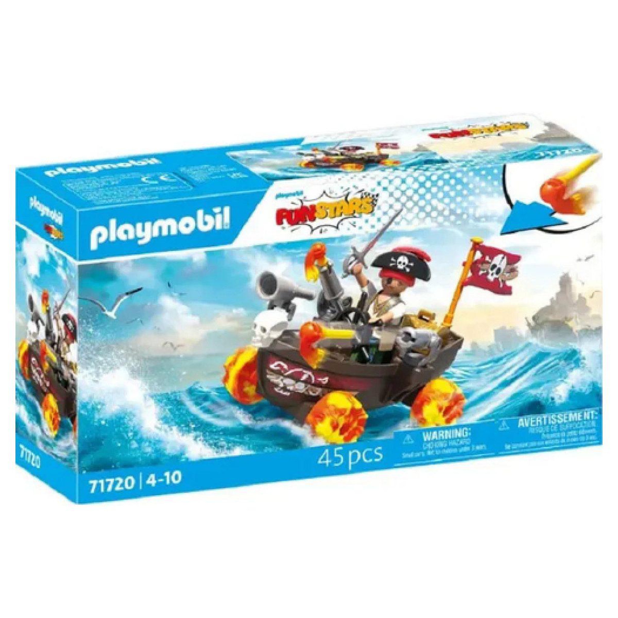PLAYMOBIL 71720  kart bateau de pirate