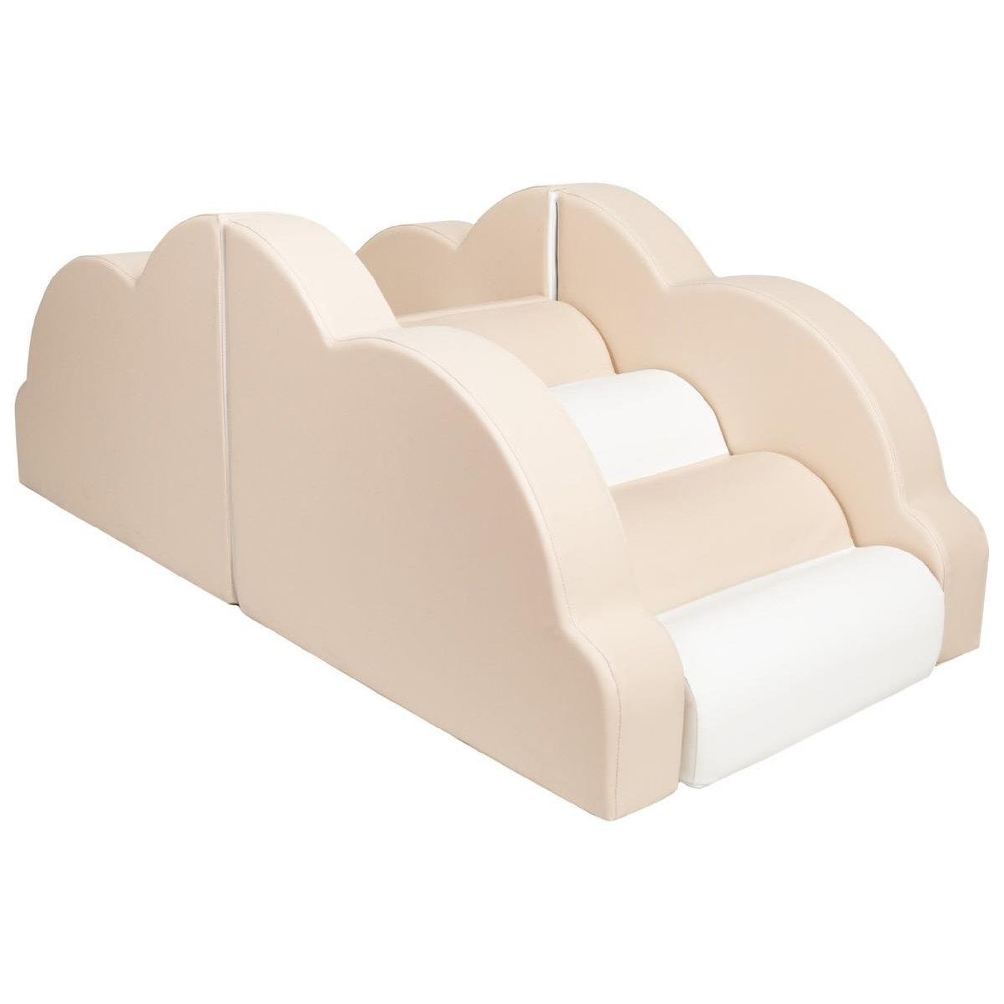 VELINDA Ensemble nuage, blocs en mousse pour le jeu, crèches, écoles maternelles, jouets — blanc,...