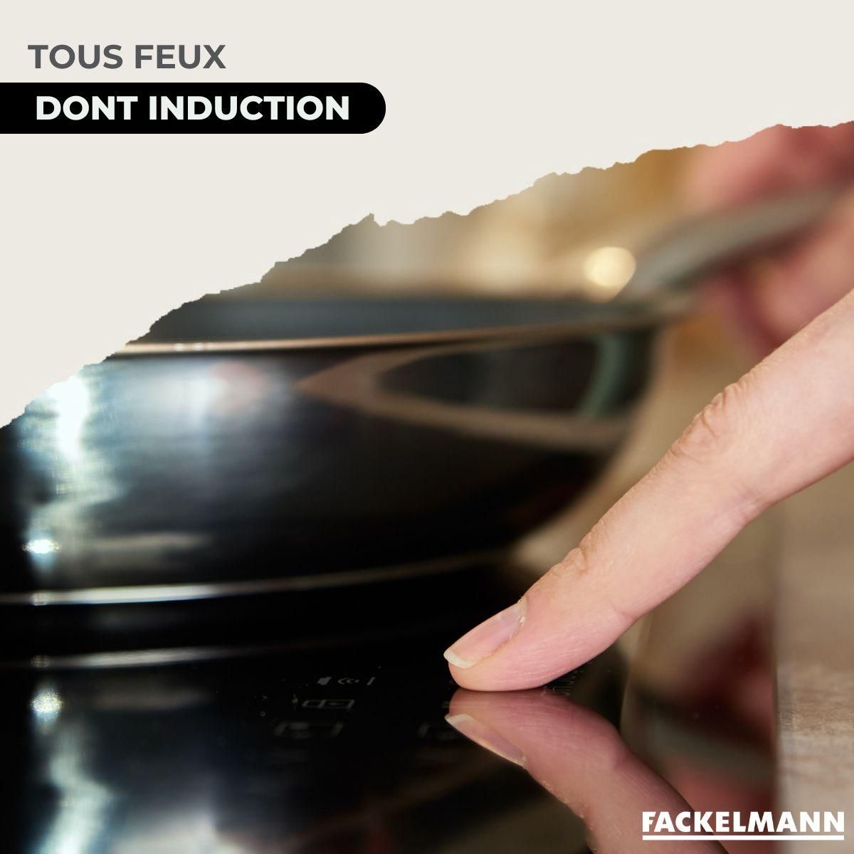 Fackelmann Set de 2 poêles 20 et 28 cm en inox Fackelmann Eterna