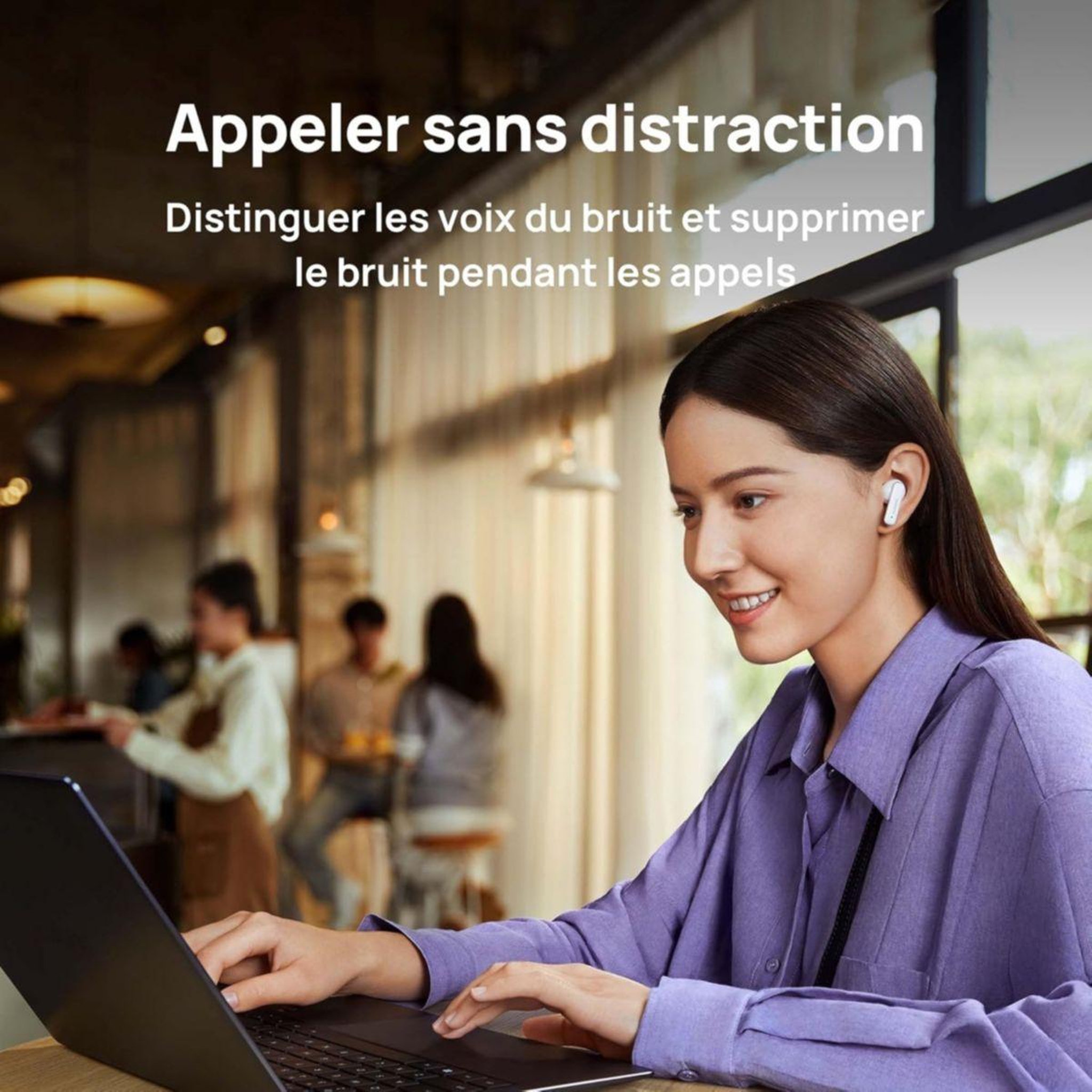 Voir la diapositive 5 : HUAWEI Ecouteurs Freebuds 6i noir