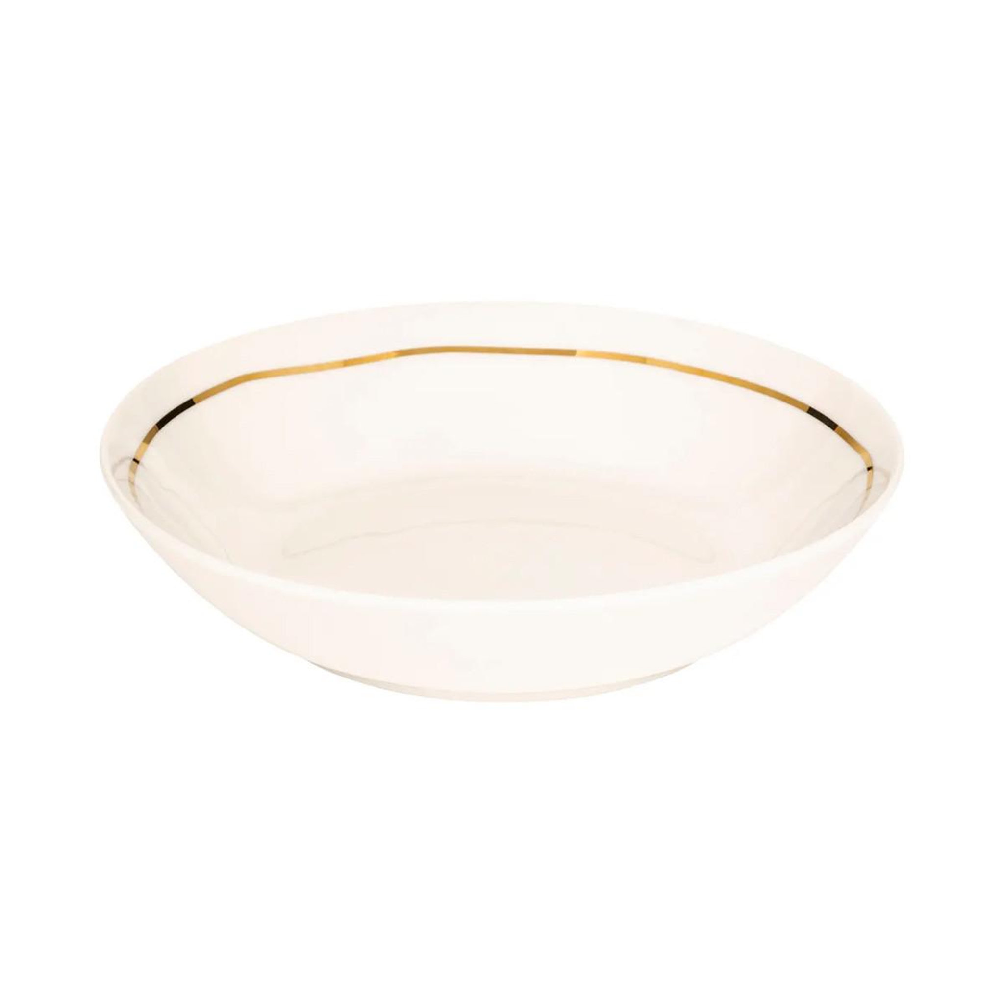 SECRET DE GOURMET Lot de 6 assiettes creuses  selena  20cm blanc