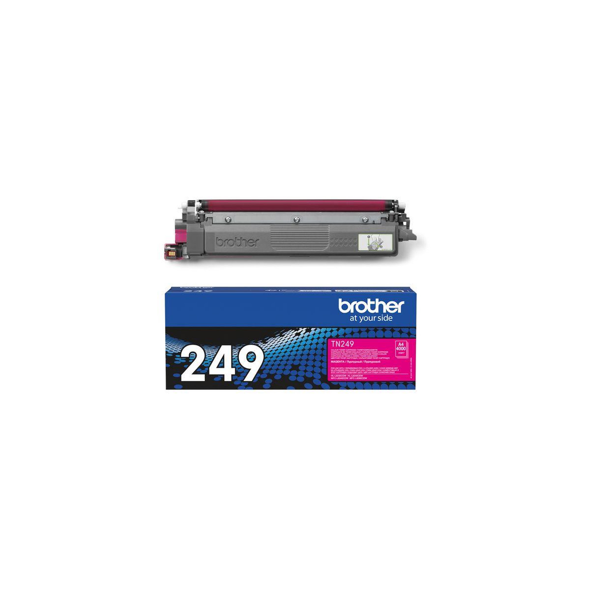 Voir la diapositive 2 : Brother Toner TN249M Magenta