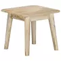 VIDAXL Table basse 45x45x40 cm Bois de manguier massif