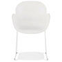 Voir la diapositive 2 : Paris Prix Chaise Design avec Accoudoirs  Riod  89cm Blanc