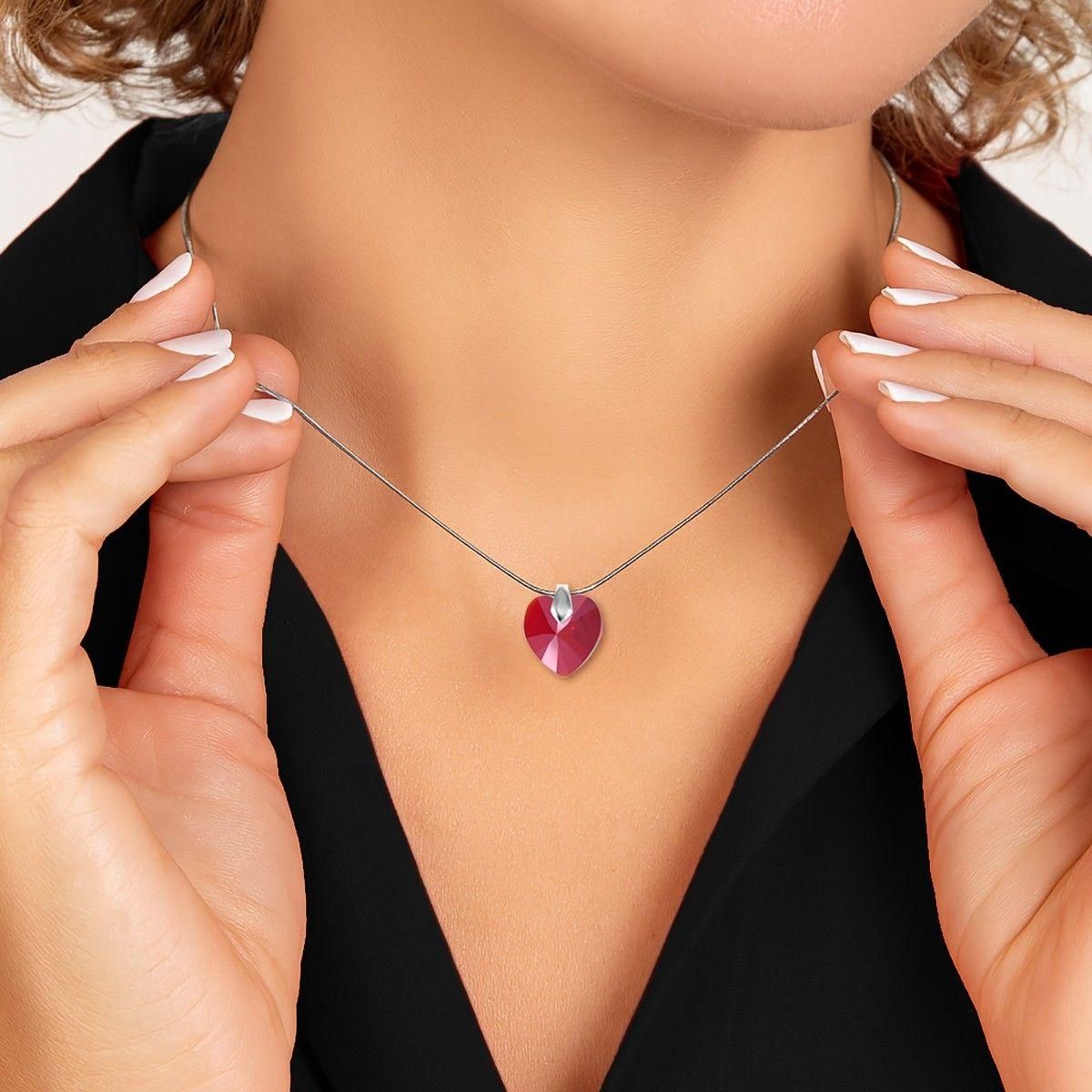 SC CRYSTAL Collier coeur par SC Crystal®