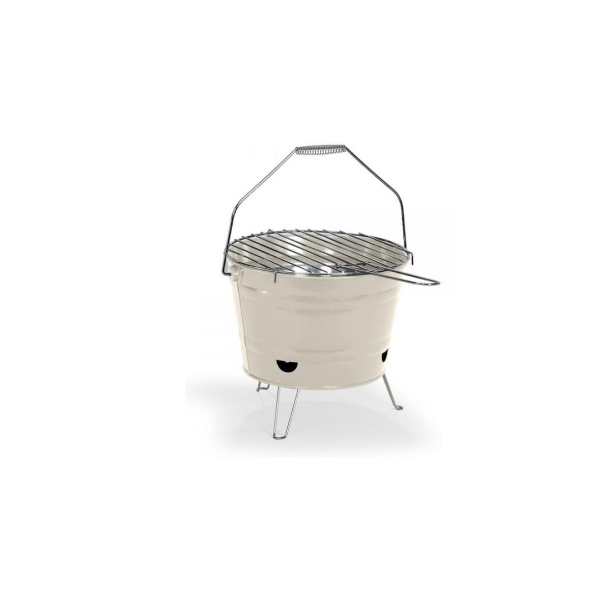 LIVOO Barbecue à charbon 27cm crème - DOC327C