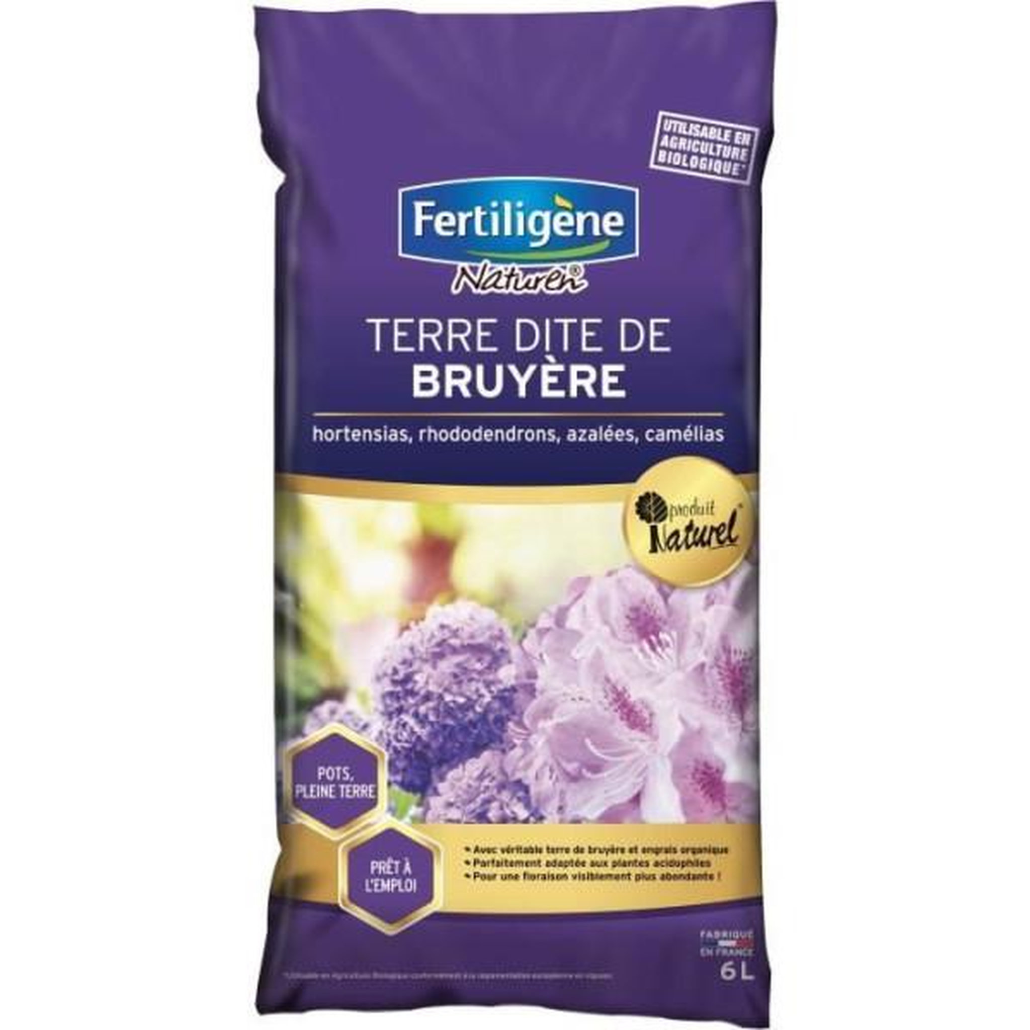 Fertiligene Fertiligene - terre dite de bruyere 6l