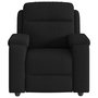 Voir la diapositive 3 : VIDAXL Fauteuil de massage inclinable Noir Tissu