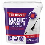TOUPRET Enduit de rebouchage TOUPRET + spatule 800ml en pâte allégée pour mur et plafond