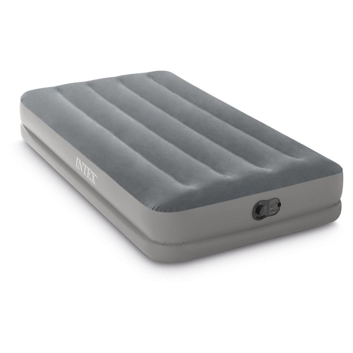 INTEX Matelas gonflable de camping électrique - 1 personne - 1,91 x 99 x 30cm - FLEX PUMP