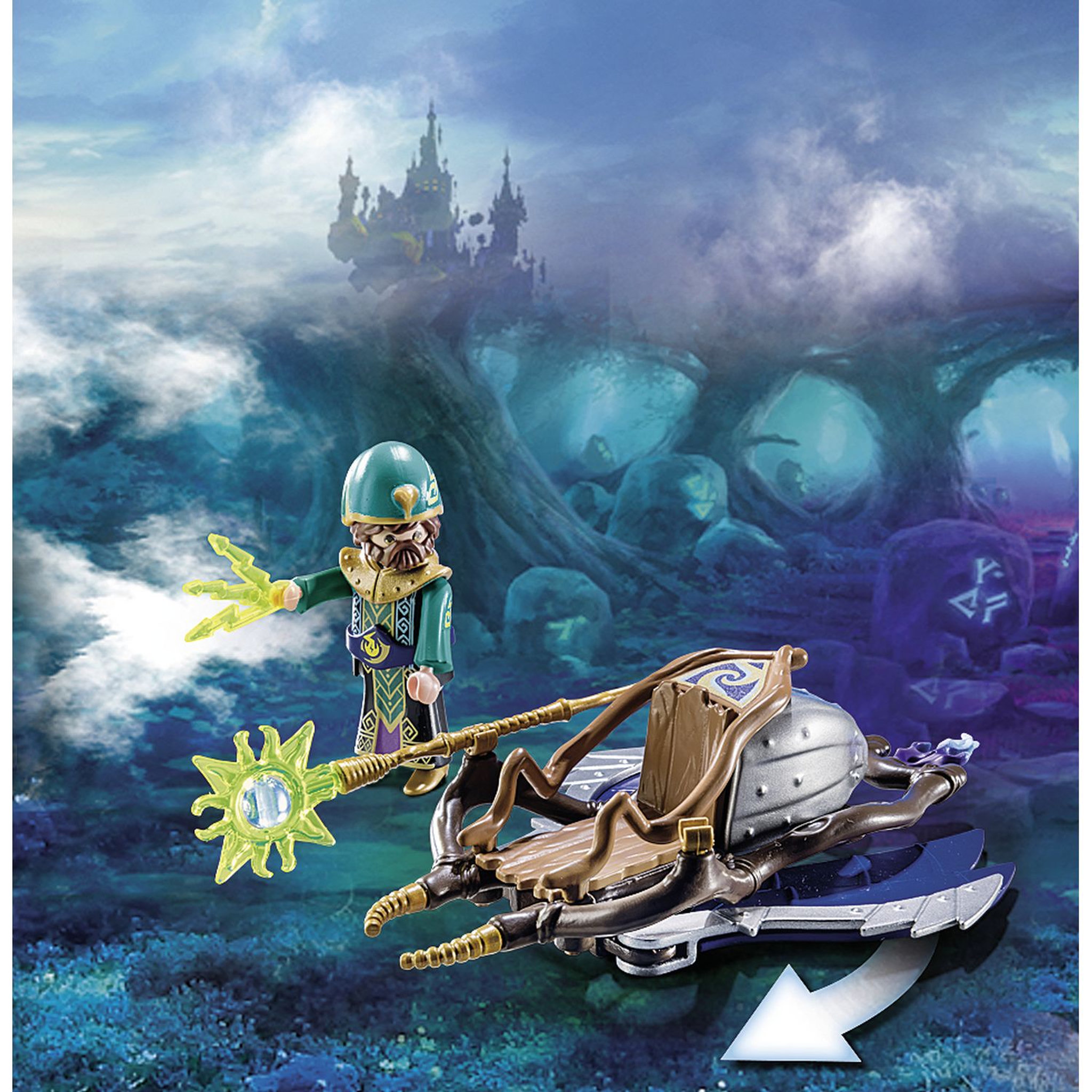 Voir la diapositive 4 : PLAYMOBIL 70749 - Novelmore - Violet Vale - Magicien volant