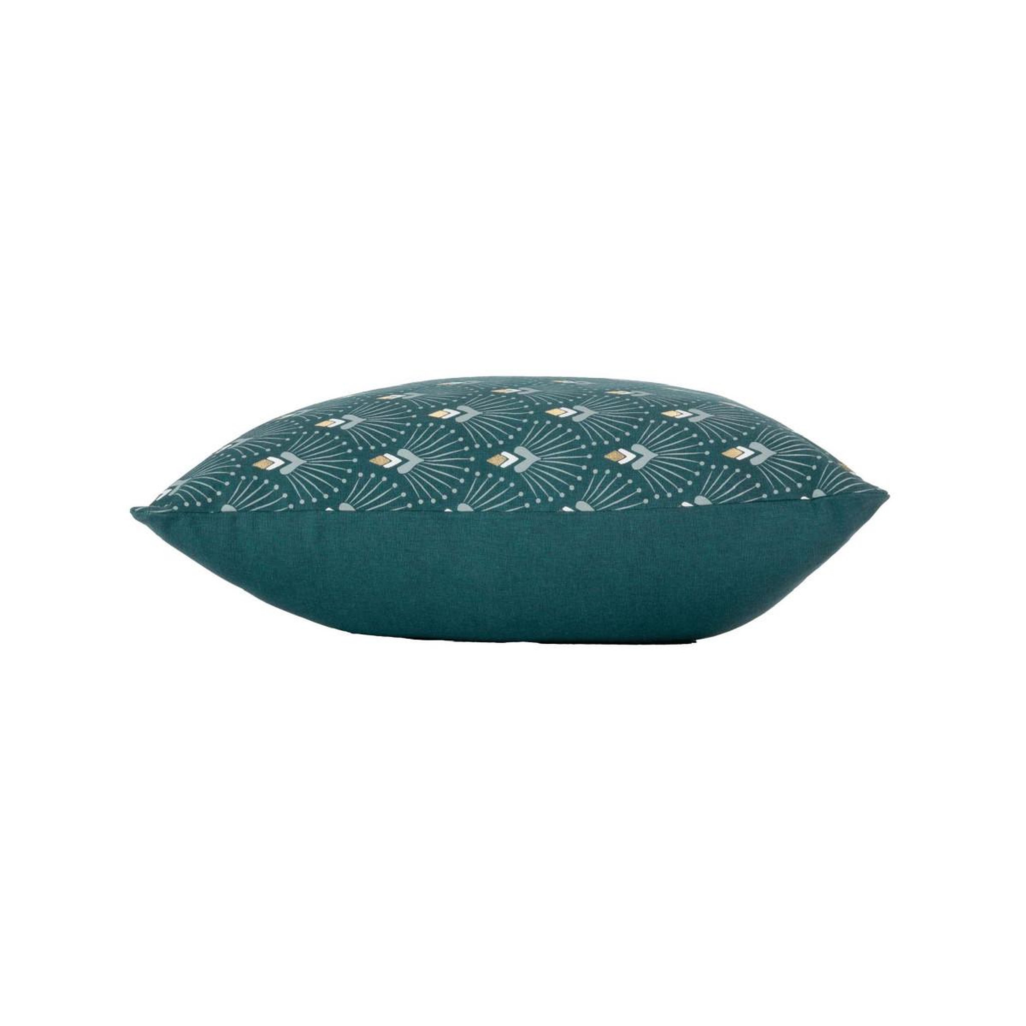 Voir la diapositive 2 : Douceur d'Intérieur Coussin déco imprimé  alden  45x45cm vert