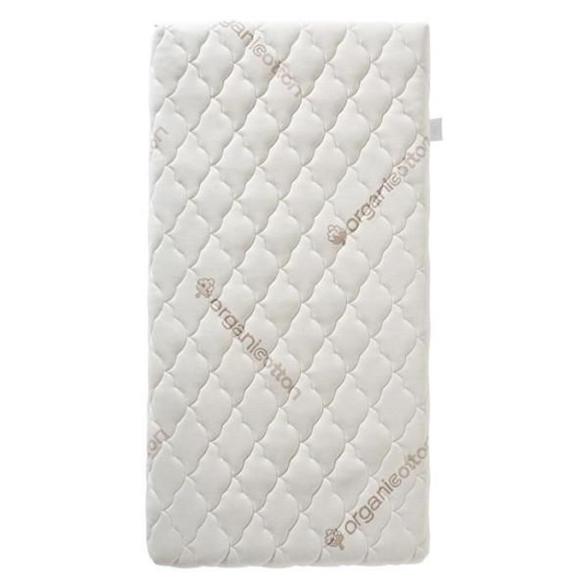 P'TIT LIT Matelas Bébé Coton Bio - 60x120x8 cm - 100% Coton - Déhoussable - Sans traitement chimique