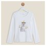 IN EXTENSO T-shirt manches longues chat fille
