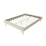 Voir la diapositive 3 : Cadre de lit scandinave en tissu 140x190 OREBRO