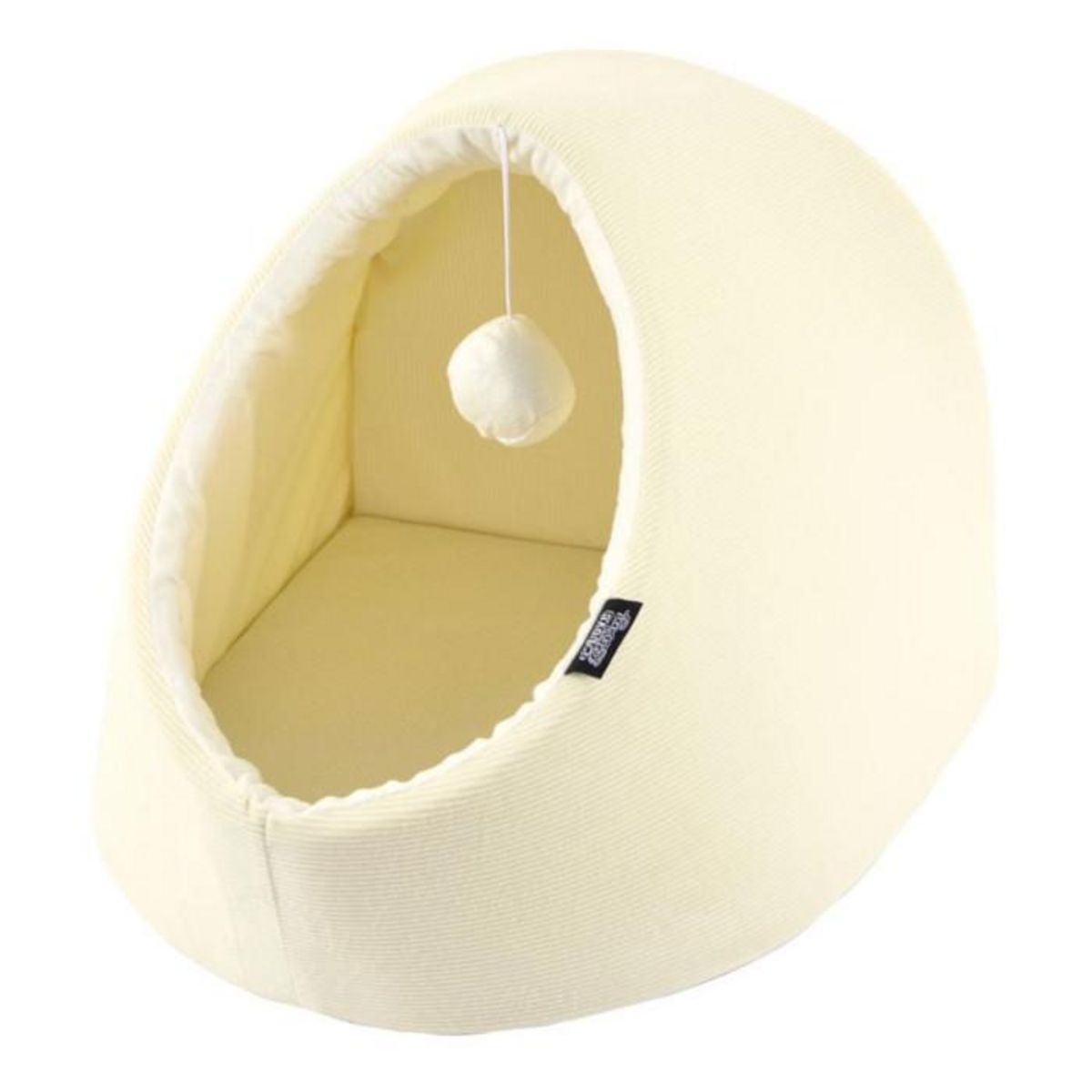 Paris Prix Niche Pour Chat Avec Jouet  Crafty  38cm Écru