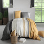 Voir la diapositive 1 : ATELIER DU COTON Parure housse de couette imprimée 100% coton 57fils OGIS