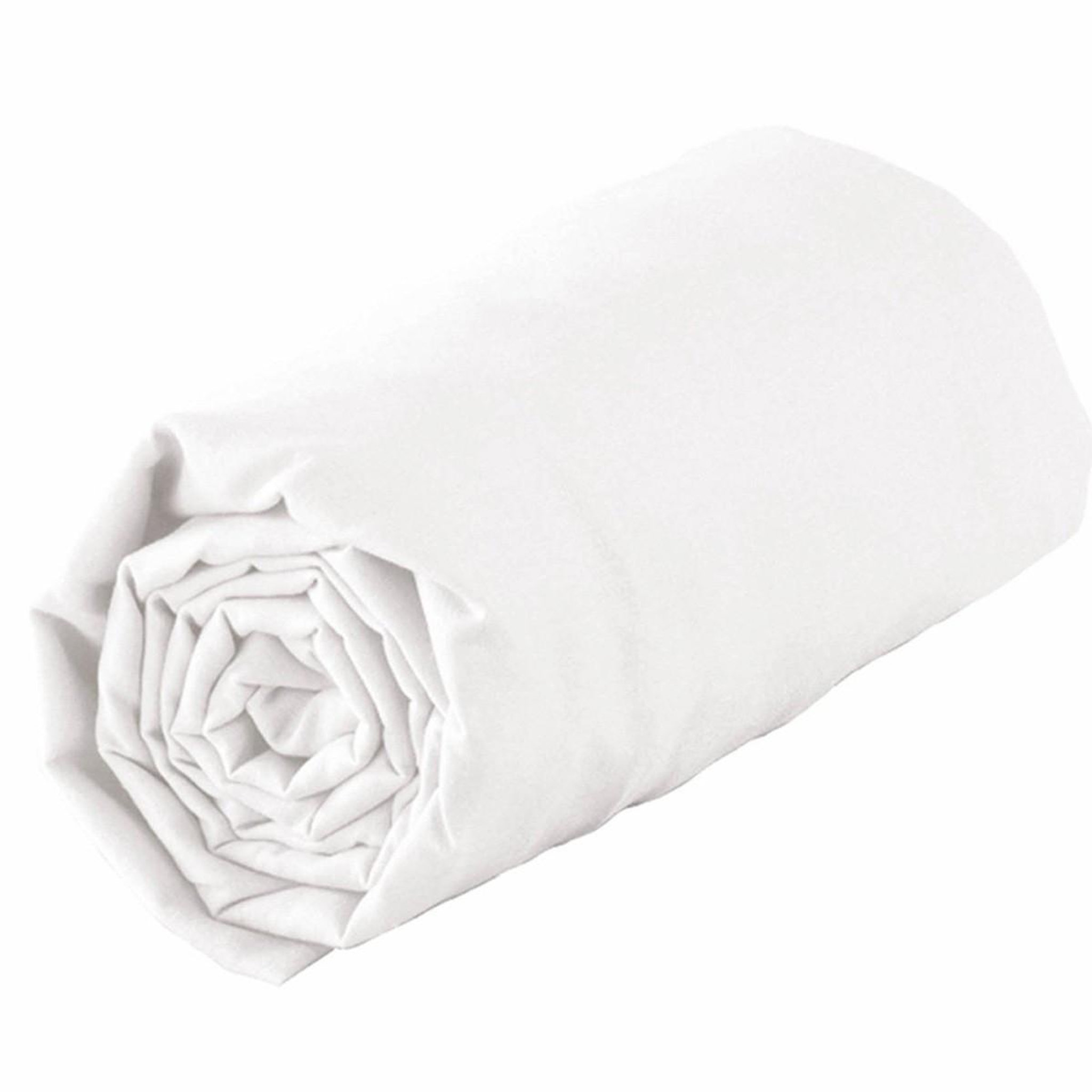 Voir la diapositive 2 : Douceur d'Intérieur Drap housse  lina  90x190cm blanc