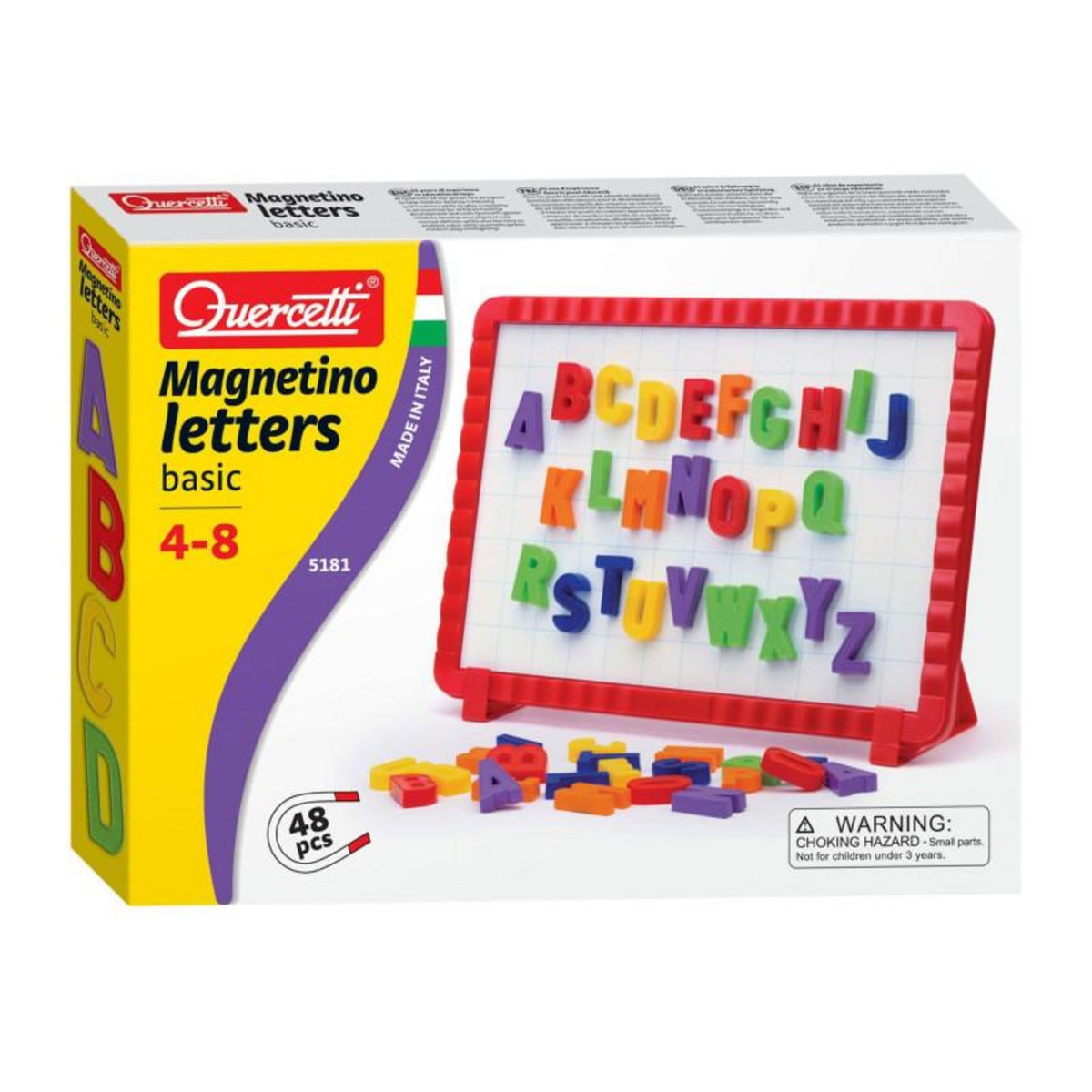 Quercetti Quercetti Magnetic Board Basic Letters