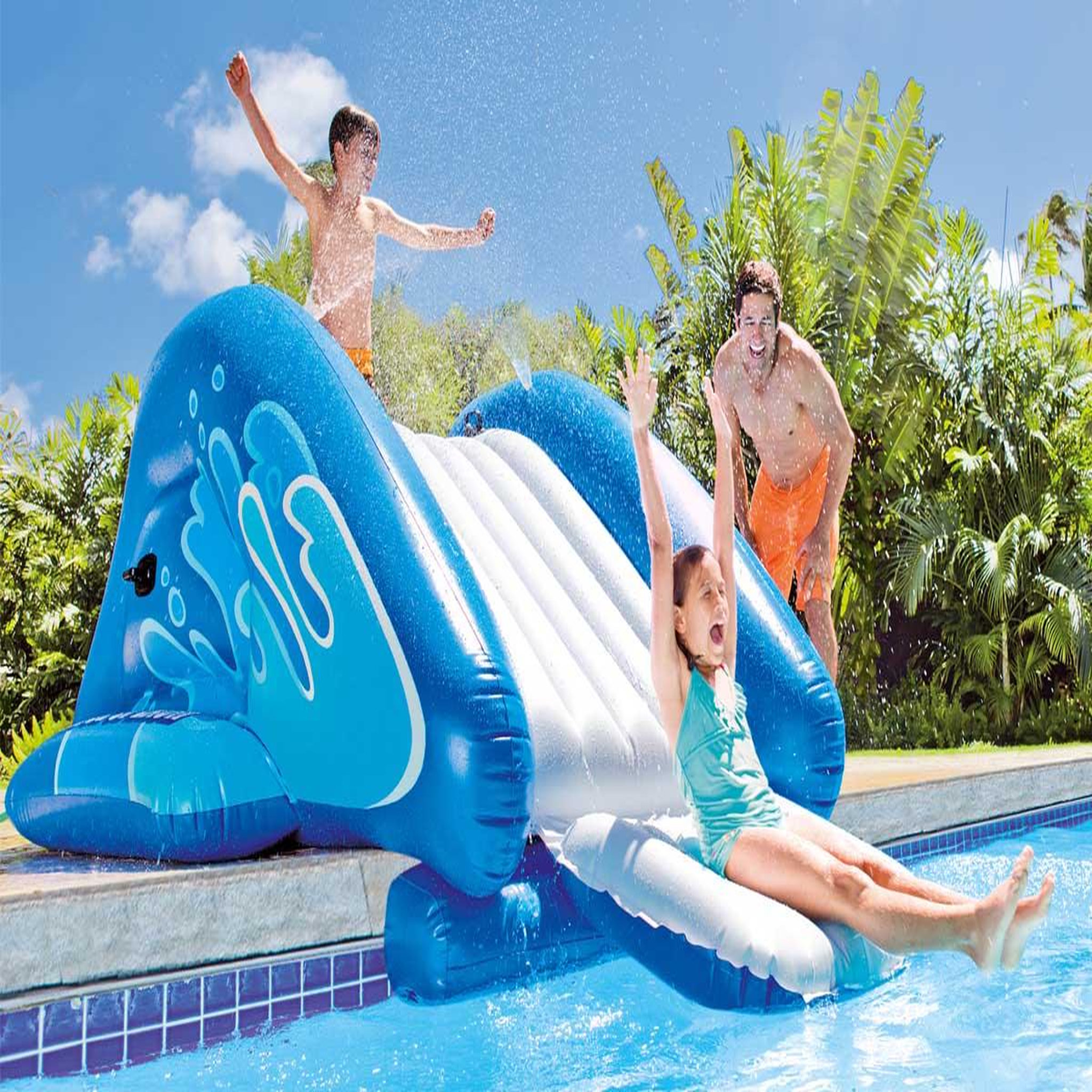 INTEX Toboggan gonflable pour piscine enterrée - Intex