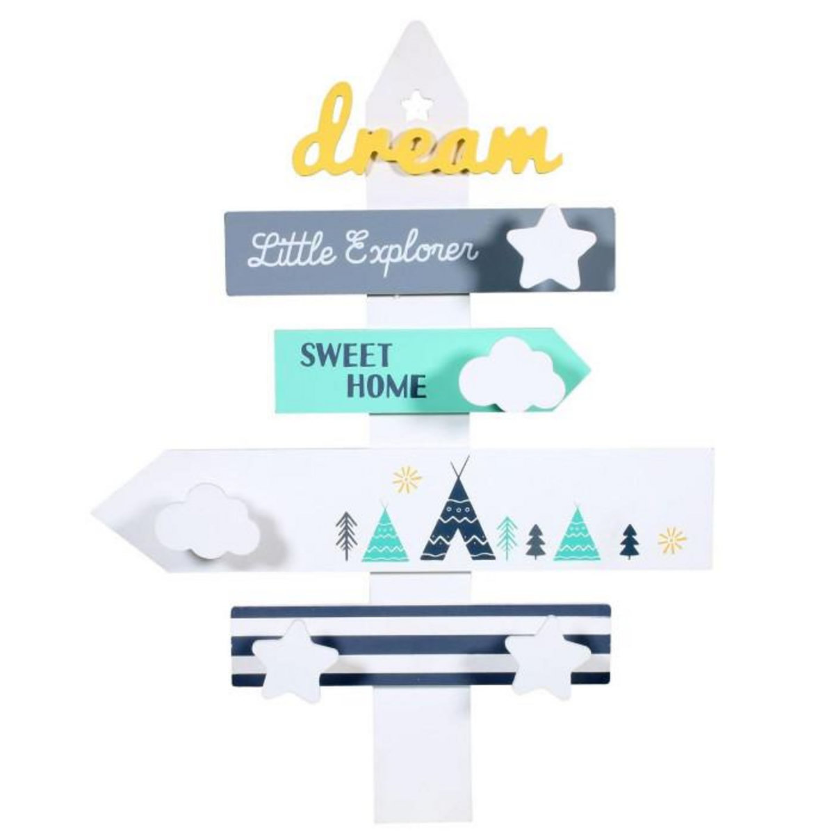 Paris Prix Décoration Murale  Panneau Directionnel  50cm Blanc