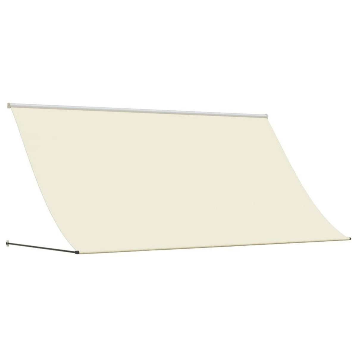 VIDAXL Auvent retractable creme 300x150 m tissu et acier