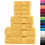 Voir la diapositive 2 : VIDAXL Ensemble de serviettes de qualité supérieure SOLUND 8 pcs doré