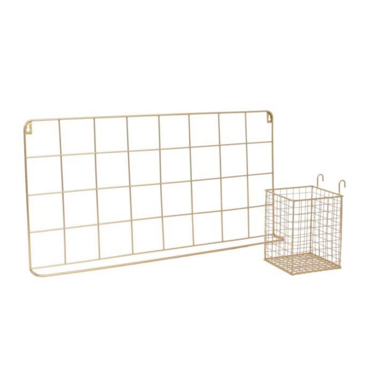 Paris Prix Support Mural 5 Crochets Design  Filaire  60cm Or