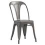 Voir la diapositive 2 : Rendez vous déco Lot de 2 chaises en métal chromé - Indus