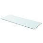 Voir la diapositive 1 : VIDAXL Panneau pour etagere Verre transparent 80 x 30 cm