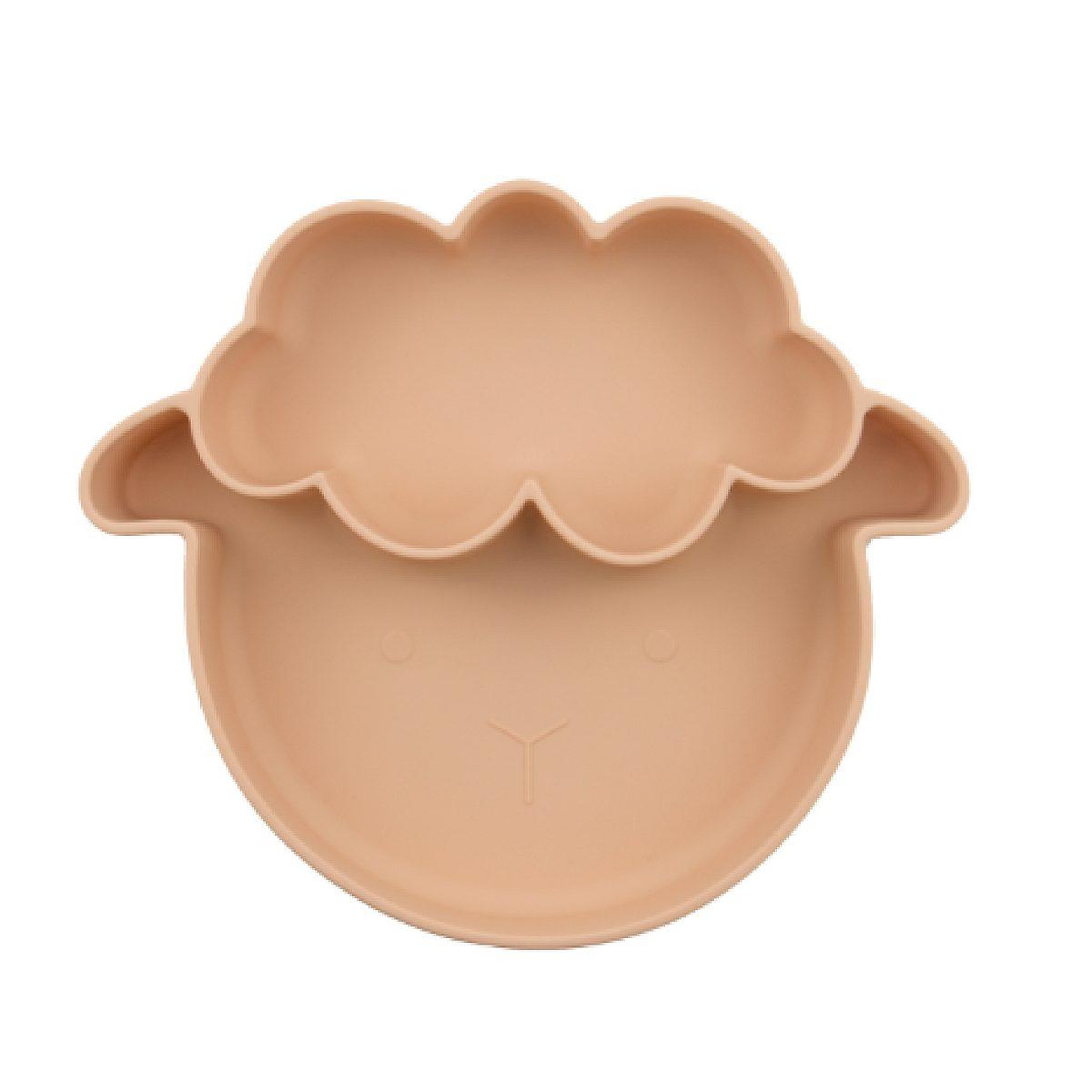 CHOO Assiette compartimentee mouton abricot