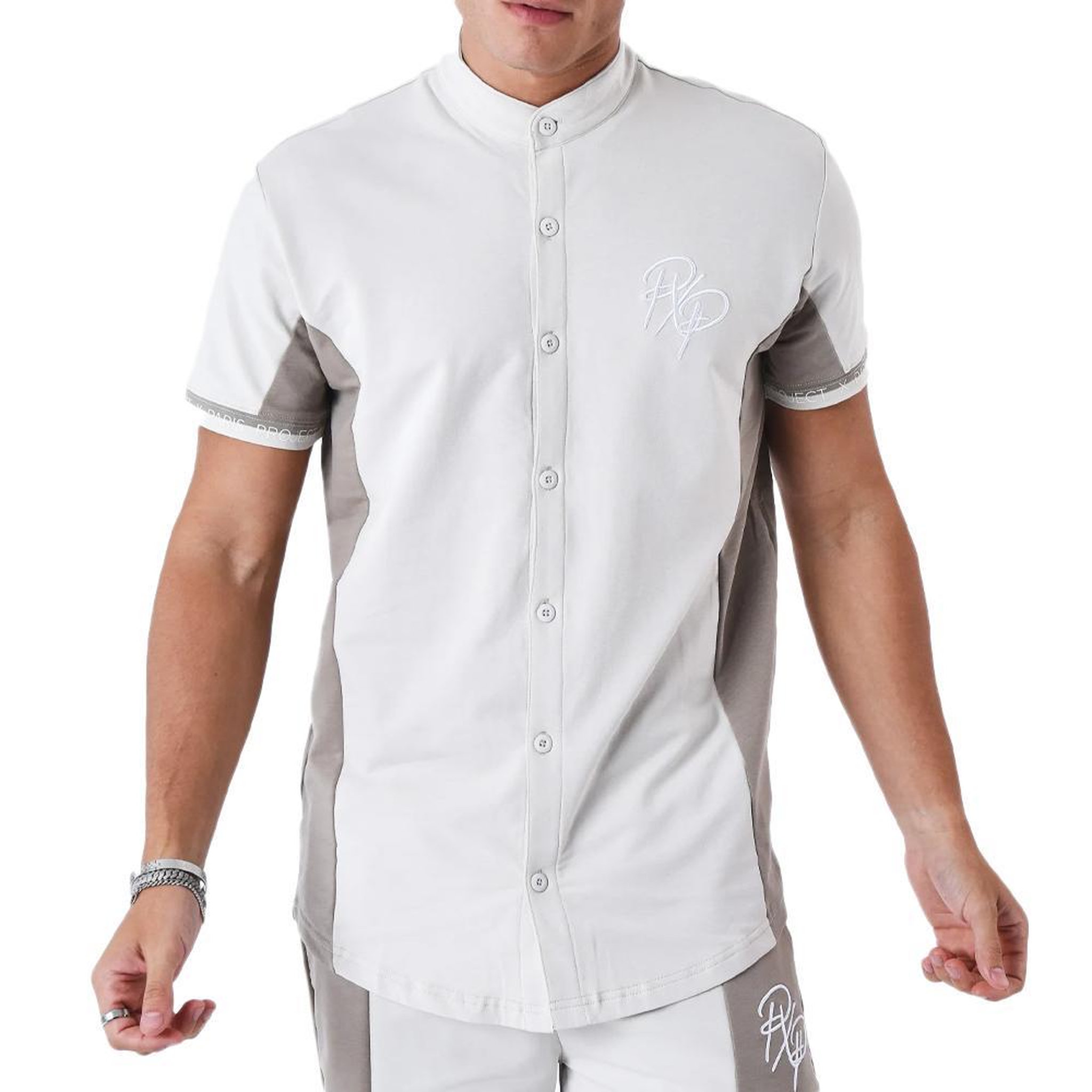 Voir la diapositive 1 : Project X Chemise Grise Homme Project X Paris Chemise PXP-2310053