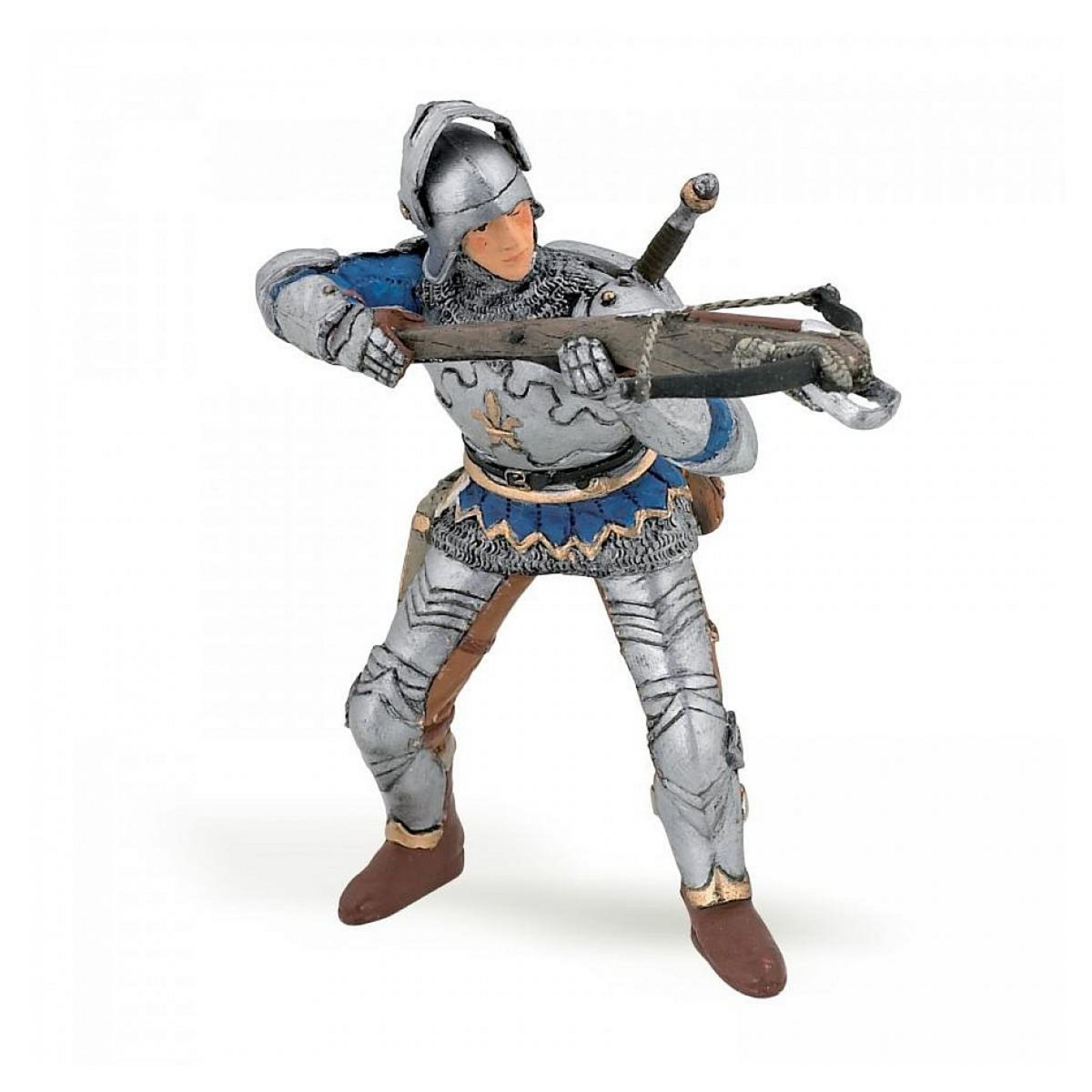 Papo 39753 Arbaletrier bleu en armure
