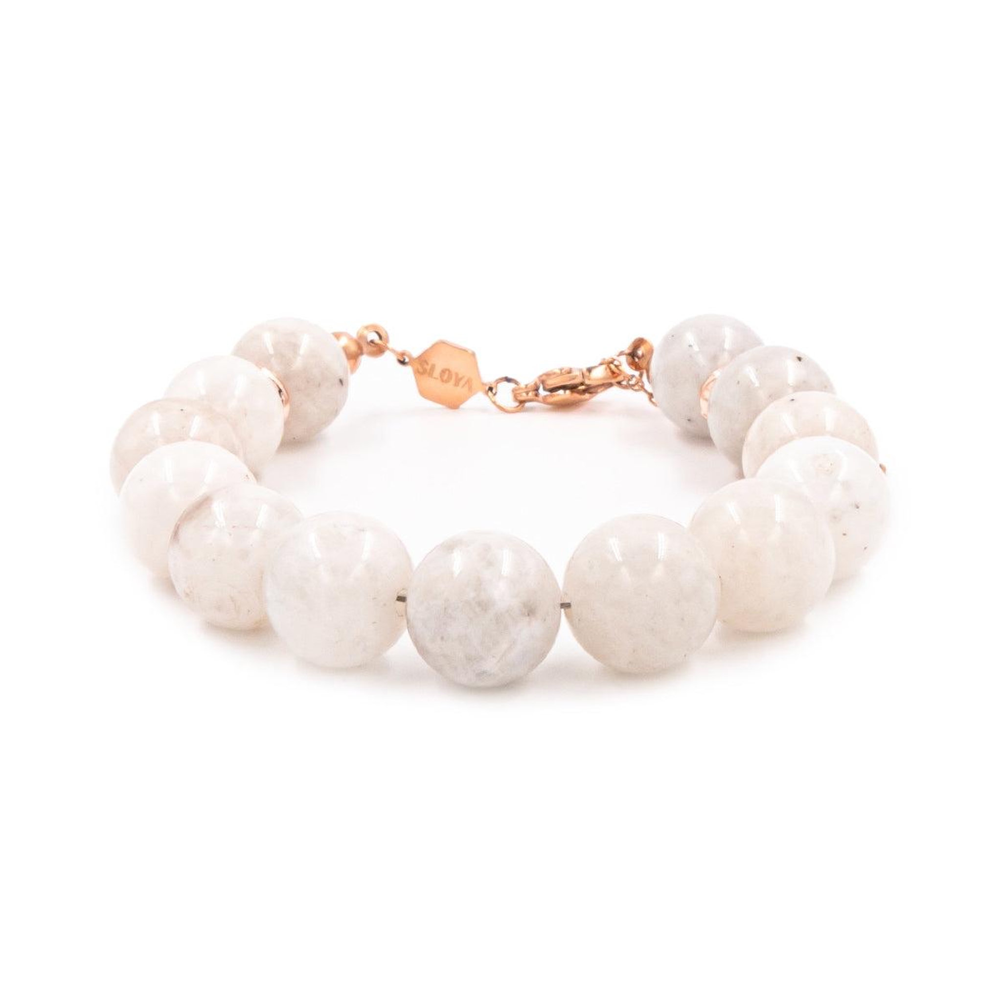 Voir la diapositive 1 : SLOYA Bracelet Kamelia en pierres de Lune