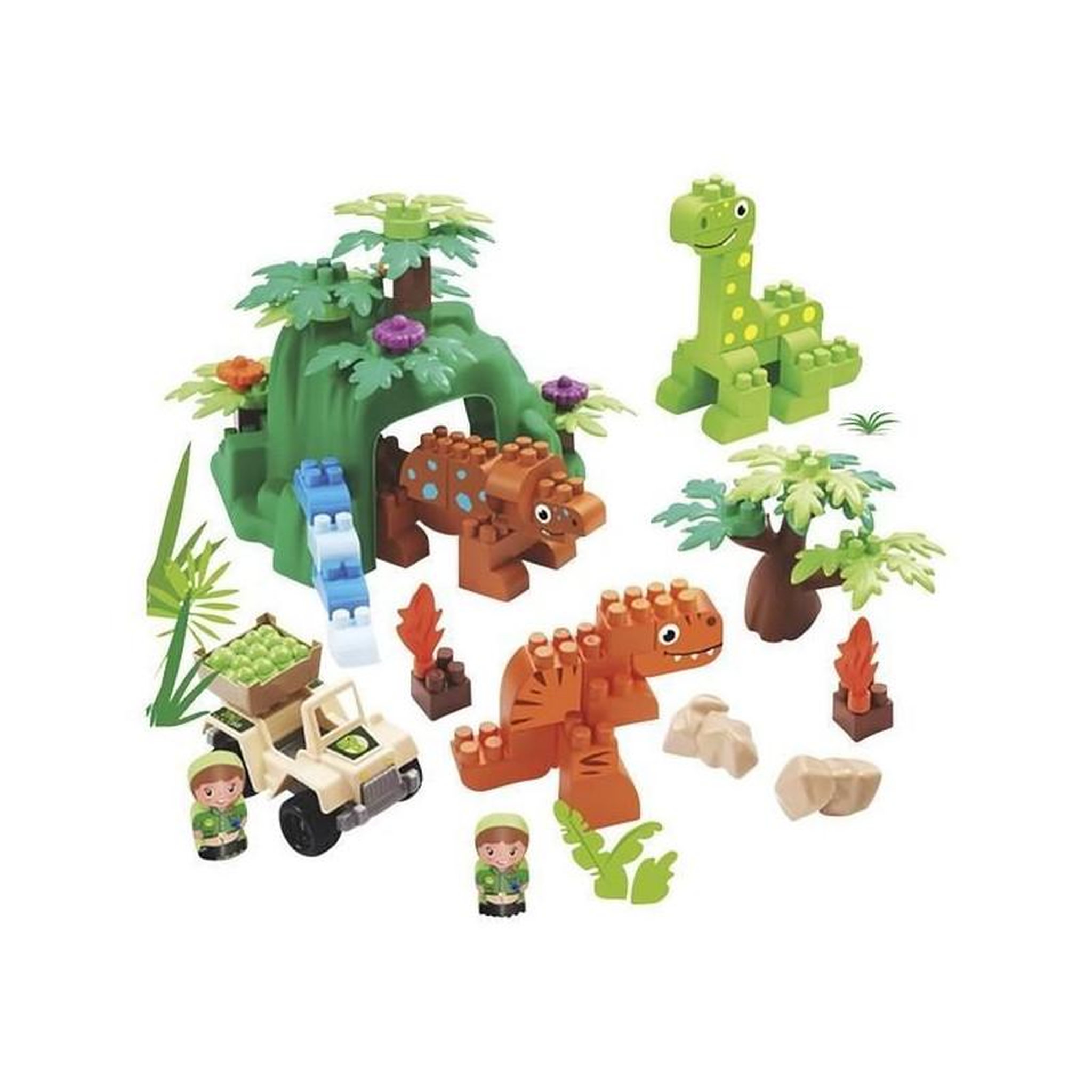 Ecoiffier Jouet de construction Dinoland - Abrick - ECOIFFIER - A partir de 18 mois