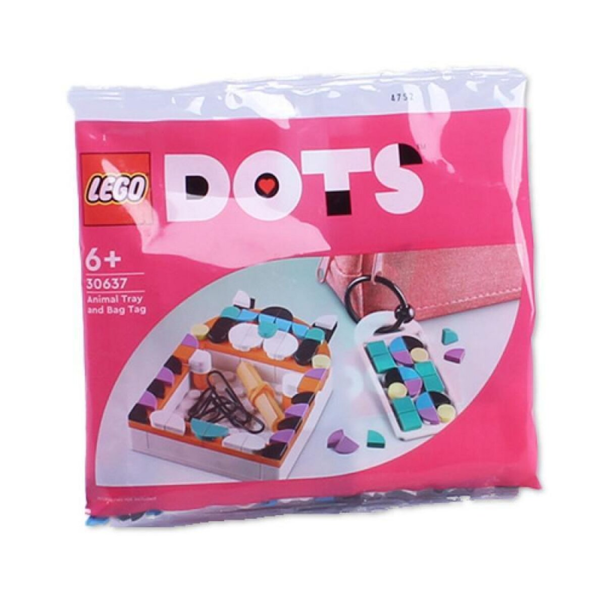 LEGO LEGO Dots Polybag-Tier-Ablageschale PolybagTierAblageschale & Taschenanhänger(30637)